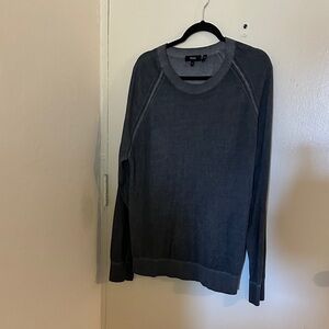 Theory Men's Gray Sweater. Quiet Luxury, Minimalist, Monochrome